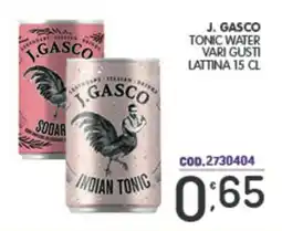 Eurocash J. gasco tonic waterl attina offerta