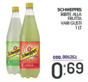Eurocash Schweppes bibite alla frutta offerta