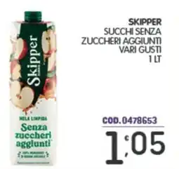 Eurocash Skipper zuccheri aggiunti offerta