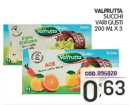 Eurocash Valfrutta succhi offerta