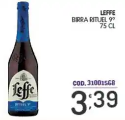 Eurocash Leffe birra rituel 9° offerta