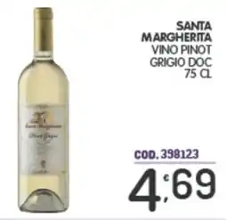Eurocash Santa margherita vino pinot grigio DOC offerta