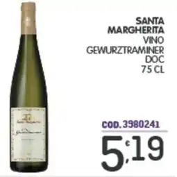Eurocash Santa margherita vino gewurztraminer DOC offerta