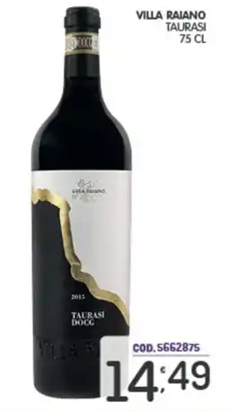 Eurocash Villa raiano taurasi offerta