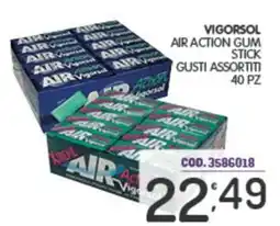 Eurocash Vigorsol air action gum stick offerta