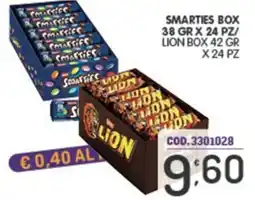 Eurocash Smarties box/ lion box offerta