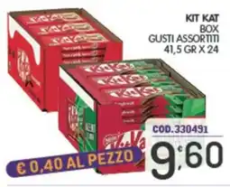 Eurocash Kit kat box offerta