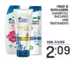 Eurocash Head & shoulders shampoo/ balsamo vari trattamenti offerta