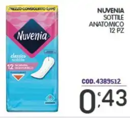 Eurocash Nuvenia sottile anatomico 12 pz offerta