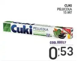 Eurocash Cuki pellicola 15 mt offerta