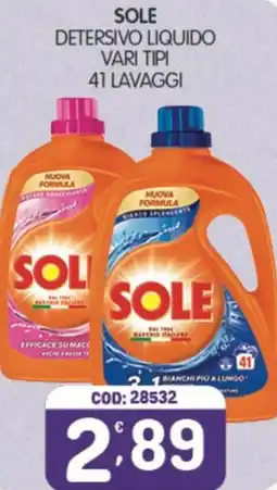 Eurocash Sole detersivo liquido offerta