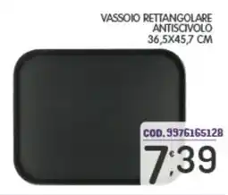Eurocash Vassoio rettangolare antiscivolo offerta