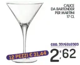 Eurocash Calice da bartender per martini offerta