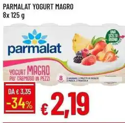 Galassia Parmalat yogurt magro offerta