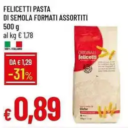Galassia Felicetti pasta di semola offerta