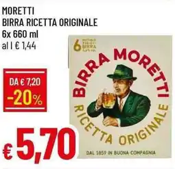 Galassia Moretti birra ricetta originale offerta