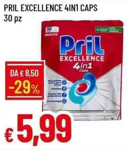 Galassia Pril excellence 4in1 caps pril excellence 4in1 caps 30 pz offerta