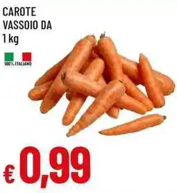 Galassia Carote vassoio offerta