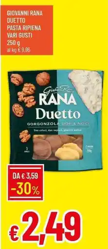 Galassia Giovanni rana duetto pasta ripiena offerta