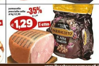 Il Castoro Supermercati Prosciutto cotto offerta