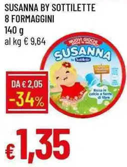 Galassia Susanna by sottilette 8 formaggini offerta