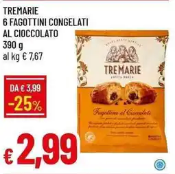Galassia Tremarie 6 fagottini congelati al cioccolato offerta