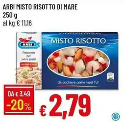Galassia Arbi misto risotto di mare offerta