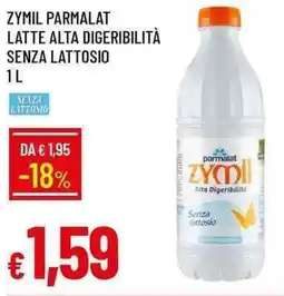 Galassia Zymil parmalat latte alta digeribilità senza lattosio offerta