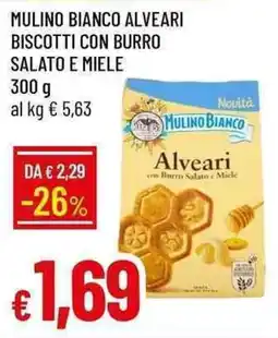 Galassia Mulino bianco alveari biscotti con burro salato e miele offerta