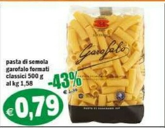 Il Castoro Supermercati Pasta di semola offerta