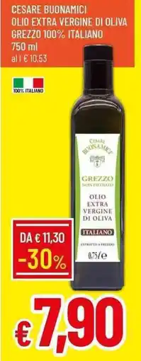 Galassia Cesare buonamici olio extra vergine di oliva grezzo 100% italiano 100% italiano offerta