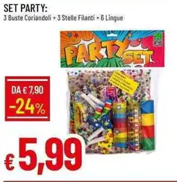 Galassia Set party offerta