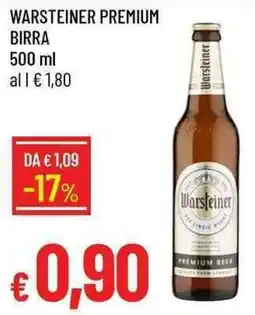 Galassia Warsteiner premium birra offerta