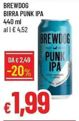 Galassia Brewdog birra punk IPA offerta