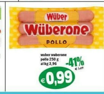 Il Castoro Supermercati Wurstel di pollo offerta