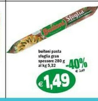 Il Castoro Supermercati Pasta sfoglia offerta