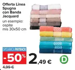 Carrefour Offerta Linea Spugna con Banda Jacquard offerta