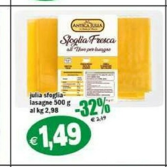 Il Castoro Supermercati Pasta all'uovo offerta