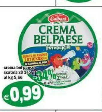 Il Castoro Supermercati Formaggio offerta