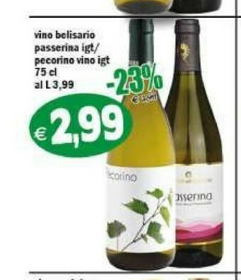 Il Castoro Supermercati Vino bianco offerta