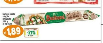 Il Castoro Supermercati Pasta sfoglia offerta