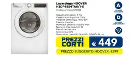Esselunga Lavasciuga HOOVER H3DP4854TA6/1-S offerta