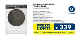 Esselunga Lavatrice WHIRLPOOL WSB 725 D IT offerta