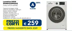 Esselunga Lavatrice DAYA DSW81225M15A2 offerta