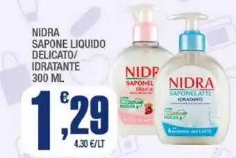 Splendidi e Splendenti Nidra sapone liquido delicato/ idratante offerta