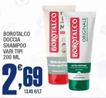 Splendidi e Splendenti Borotalco doccia shampoo offerta