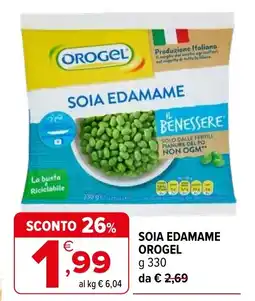 Iperal Soia edamame OROGEL offerta