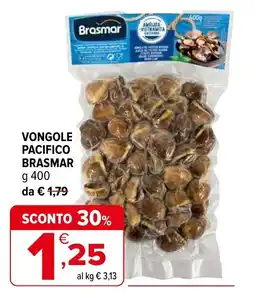Iperal Vongole pacifico BRASMAR offerta