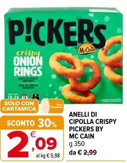 Iperal Anelli di cipolla crispy PICKERS BY MC CAIN offerta
