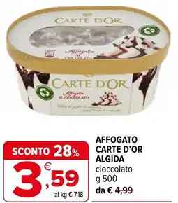 Iperal Affogato carte d'or ALGIDA offerta